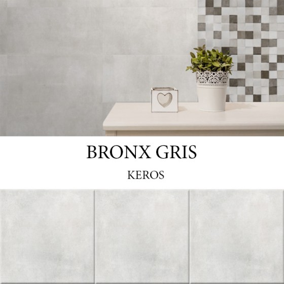 KEROS BRONX GRIS 45x45